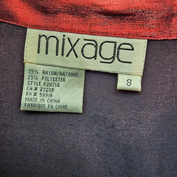 Vintage Mixage Button Blouse - Picture 7 of 7